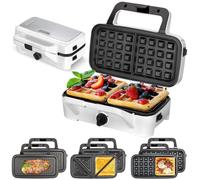 Appareil à sandwichs Gril électrique Gaufrier Panini 3w1 MPM MOP-33M