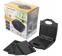 Esperanza – Appareil 3 en 1 croque-monsieur/gaufrier/panini Portabella EKT006K