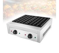 Appareil à Takoyaki Professionnel-Machine à Mini Pancakes,Machine à Poffertjes-Double Zone de Chauffe Indépendante Design Ergonomique pour Métiers de Bouche et Grande Cuisine(56)