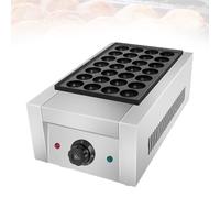 Appareil à Takoyaki Professionnel,Machine à Mini Pancakes-Machine à Poffertjes-Matériel Industriel Usage Intensif Pieds Antidérapants pour Cuisine de Collectivité et Cantine(24)