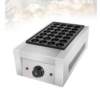 Appareil à Takoyaki Professionnel-Machine à Poffertjes,Machine à Mini Pancakes-Inox Robuste Revêtement Antiadhésif Entretien Simple pour Food Truck et Boulangerie Artisanale(24)