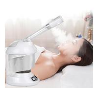 Appareil à Vapeur Pour Le Visage Avec Bras Rotatif Extensible à 360 °, Appareil à Vapeur Ionique Nano Pour Le Visage, Pour Les Soins Personnels à La Maison Ou Au Salon,Grey