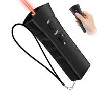 Appareil anti-aboiement à ultrasons, 2 modes, appareil anti-aboiement pour chien avec lampe de poche stroboscopique, entraînement de chien de 25 pieds, anti-aboiement pour la plupart des chiens, en