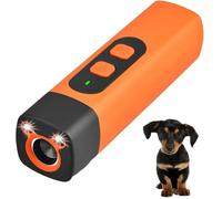 Appareil anti-aboiement à ultrasons 3 en 1 rechargeable par USB avec lampe de poche et écran LED, répulsif et contrôle des aboiements pour chiens de petite, moyenne et grande taille, sûr et sans