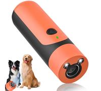 Appareil anti-aboiement pour chien - Répulsif à ultrasons avec 3 fréquences réglables - Lampe de poche LED rechargeable - Appareil à ultrasons anti-aboiement pour petits chiens - Intérieur et