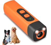 Appareil anti-aboiement pour chien - Répulsif à ultrasons avec 3 fréquences réglables - Lampe de poche LED rechargeable - Appareil à ultrasons anti-aboiement pour petits chiens - Intérieur et