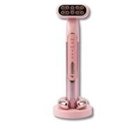 Appareil Anti-Âge Visage 5-en-1 - RF Radiofréquence, EMS Micro-Courant, LED, Chaleur & Vibrations - Soin Peau & Cou