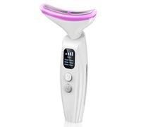 Appareil Anti-Rides Visage et Cou EMS, Masseur Visage 7 Modes à 45℃ pour lifting visage et Raffermissement | Double Menton, Contour du Visage
