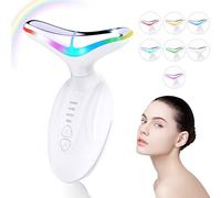Appareil Anti Rides Visage Massage Visage SWORCHI Appareil Masseur Lifting Visage Thermique à 45° Sculpteur Facial 3 Modes 7 Couleurs LED Appareil Massage Visage et pour Raffermir (neck massager)