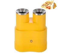 Appareil automatique à omelette et rouleaux aux œufs à double tube, cuiseur antiadhésif rapide en 6 minutes pour petits-déjeuners, saucisses et hot-dogs, portable et à poser sur le plan de tra orange