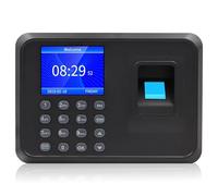 Appareil biométrique d'assistance des employés avec empreintes digitales - Enregistreur de temps USB - Gestion des données - Appareil d'enregistrement - Norme britannique - Économe en énergie