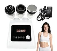 Appareil Cavitation 40kHz 3-en-1, RF & EMS pour Corps | Videopression, fonction chaleur, 9 intensités, 3 embouts - réduction graisseuse, raffermissement & détox pour le corps