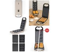 Appareil churros & donuts - LIVOO - 2-en-1 - 700 W - Rotation 180° - 4 churros/6 donuts