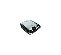 Appareil croque-gaufre Tefal SW852D Snack Collection 700 W Plaques démontables Noir/Acier inoxydable