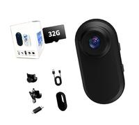 Appareil d ' action portable avec vidéo complète 720p 1080p, Black | Autonomie de 3 heures pour les animaux de compagnie de pêche à vélo avec une résolution de 1920 x 1080 et une prise