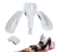 Appareil d’Exercice du Plancher Pelvien et du Périné, Kegel Réglable 35 kg pour Cuisses et Hanches, Équipement de Renforcement à Domicile pour Femmes et Hommes, Post-Partum, avec Bande - Gris