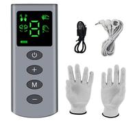 Appareil d'aide au massage de physiothérapie avec housse de main pour machine TENS/EMS, 4 modes et 9 vitesses dans chaque mode (instrument + couvre-main) (instrument + couvre-main)