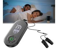 Appareil d'aide au sommeil avancé, appareil de stimulation du nerf vague avec clips d'oreille, sommeil rapide et profond, 3 modes et 9 niveaux d'ajustement CES réduit l'anxiété, soulage la fatigue