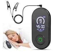 Appareil d'aide au sommeil avec clip d'oreille Ces stimulateur de nerf vagus à micro-courants pour améliorer l'insomnie modérée Aide au sommeil portable pour adultes Soulage la fatigue et réduit