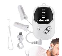 Appareil d'aide au sommeil - Machine de relaxation portable, clip d'oreille, outil d'ondes cérébrales neuro-acoustiques, générateur de bruit blanc, arrêt automatique du sommeil | Inducteur pour la mai