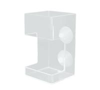 Appareil d'alimentation polyvalent pour poissons Transparent Hauteur réglable Taille compacte pour les propriétaires d'animaux et les amateurs de poissons