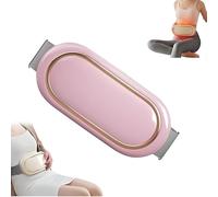 Appareil d'amincissement abdominal rechargeable, ceinture amincissante électrique sans fil, massage par vibrations réglables (2025), 6 modes de massage, 9 niveaux d'intensité, 3 niveaux de chauffage(P
