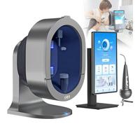 Appareil d'analyse de peau IA pour le visage et le cuir chevelu - Détection multi-lumière pour l'acné, le vieillissement, la pigmentation, la sensibilité, l'analyse UV et microflore, rapports sur