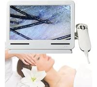 Appareil d'analyse du Cuir chevelu Analyseur de cheveux peau, microscope numérique 200x de 10,1 pouces, analyseur de follicules pileux pour la maison, le salon et le spa