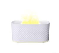 Appareil d'aromathérapie avec deux réglages de pulvérisation et un design élégant qui s'adapte à n'importe quel environnement tout en favorisant la relaxation (blanc)