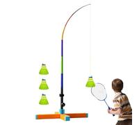 Appareil d'auto-entraînement de badminton, mode simple joueur pliable, automatique, kit d'entraînement de badminton, pour , adultes, débutants, terrain de jeu, salon, parc, aire de jeux