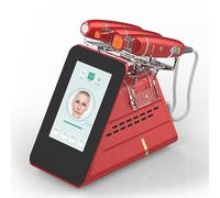 Appareil de beauté 3 en 1 pour resserrement de la peau, fonctionnement sûr et indolore, résultats visibles en 15 à 28 jours, avec poignée à 3 sondes, pénétration de 90 % dans les tissus de la peau