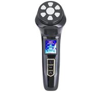 Appareil de beauté HIFU 4 en 1 avec radiofréquence RF et microcourant EMS, machine professionnelle de lifting du visage for anti-rides, raffermissement et raffermissement de la peau à la maison(Black)