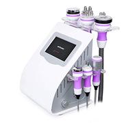Appareil de beauté professionnel intelligent 8 en 1, machine de traitement du visage et du corps, soin de la peau et système amincissant, violet et blanc