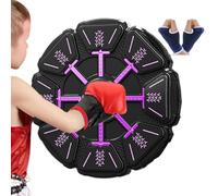 Appareil de Boxe avec Musique,Équipement de Frappe Musical sans Fil | Entraîneur Interactif De Boxe - pour Entraînement Fitness Sport à la Maison ou au Bureau