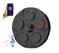 Appareil de Boxe électronique à Musique, Equipement de Boxe à LED pour l'entraînement à la Frappe, Appareil de Boxe Mural, Appareil de Boxe Intelligent (Couleur : Noir, Size : Boxing Gloves)