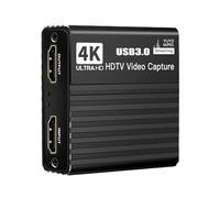 Appareil de Capture HD - Carte Full HD 1080p, Adaptateur 60 par Seconde, Interface vidéo Compatible 4K | Outil d'enseignement et de conférence pour Ordinateur Portable, Moniteur TV