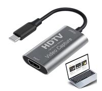 Appareil de Carte de Capture vidéo - USB C Video Grabber, enregistreur d'écran 60 fps - Convertisseur d'entrée - Kit matériel à taux d' élevé - Outil de de médias pour Consoles de