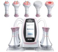 Appareil de cellulite 5 en 1 avec 5 têtes de traitement, fréquence de fonctionnement 80 kHz, régulation intelligente, sculptant le corps pour le contour du corps et le lifting