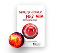 Appareil de chasse aux fantômes MK2 en marbre du diable, balle de détection LED rechargeable par USB-C, rouge, outil d'enquête paranormal sensible au mouvement par Ghost Daddy