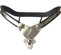 Appareil de chasteté, coupe ajustable, matériaux durables, double ceinture en acier, taille 102-108cm
