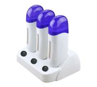 Appareil de chauffage à la cire chaude depilatoire cartouche rouleau plus chaud corps epilation indolore chauffe-cire Machine à cire epilatoire pour hommes et femmes