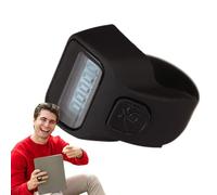 Appareil de comptage portatif - Compteur de chiffres portable léger ABS de 1 pouce | Minuterie en cours | Compteurs de doigts pour le coaching | Compteurs de chiffres Clicker avec LCD pour l'école