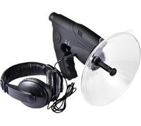 Appareil de correction d'oiseaux, microphone parabolique avec grossissement 8x, microphone directionnel, microphone parabolique, appareil d'écoute, télescope pour écouter les oiseaux, promener le bush