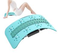 Appareil de cracking du dos, support lombaire réglable et lombaire, avec appareil de massage magnétique, appareil d'étirement de fitness, planche de massage pour voyage, bureau, chambre à coucher