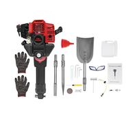 Appareil de crevaison avec moteur à essence, appareil de crevaison, appareil manuel avec 52 cc 2 temps et réservoir de 1,3 l pour jardin, forêt, agriculture, plantation d'arbres, clôture