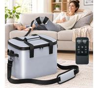 Appareil de Cryothérapie avec Minuterie, Système Portable 16L pour Genou | Machine à Glace Portable pour Genou Après Chirurgie Circulation d’Eau Froide pour Récupération & Réduction des Gonflements