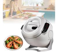 Appareil De Cuisson Automatique 6L Avec Commande Tactile Et Wok À Rotation 360°, Machine Multifonction Pour Cuisine Maison