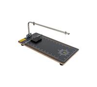 Appareil de découpe de polystyrène 24 W - 220 V - Coupe-fil chaud - Coupe-polystyrène avec température réglable de 50 ° à 300 °C - Hauteur de coupe : 20 cm - Pour sculpture de mousse, modélisation et