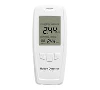 Appareil de détection de radon ABS avec alarme en temps réel et écran facile à lire Analyseurs de concentration de radon de bureau Appareil de détection ABS en temps réel