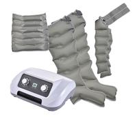 Appareil de drainage lymphatique - Appareil de drainage lymphatique - Pour le visage, les jambes - Système de compression de récupération des jambes - 30-240 mhg - Équipé de 6 coussins d'air qui se
